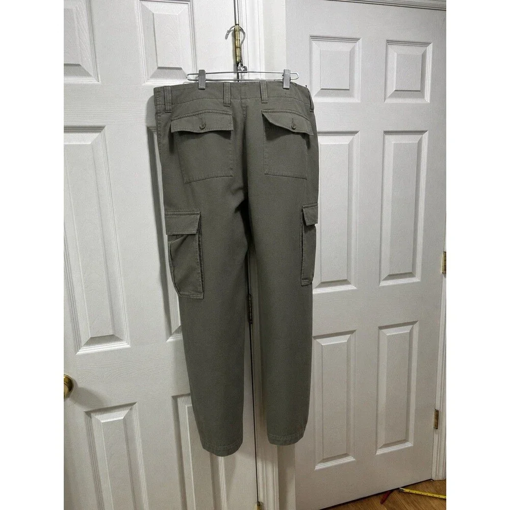Banana Republic Men’s Cargo Pants 36x32 Relaxed Fit Gray 100% Cotton